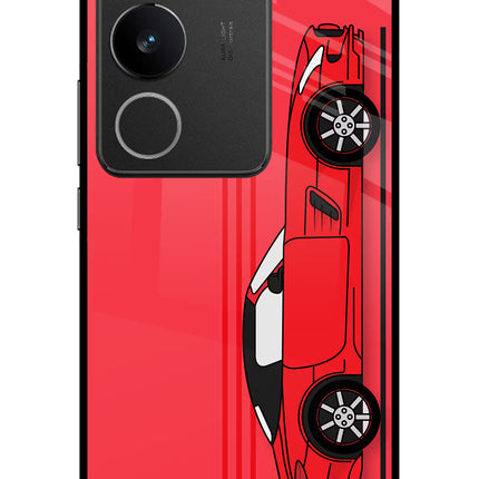 Red Velocity Vivo V29/V29 Pro Glass Case