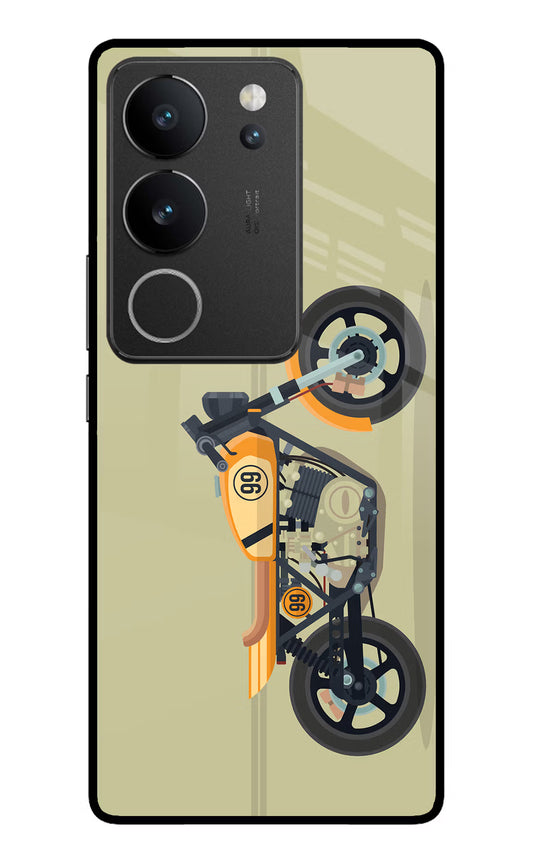Vertical Speedster Vivo V29/V29 Pro Glass Case