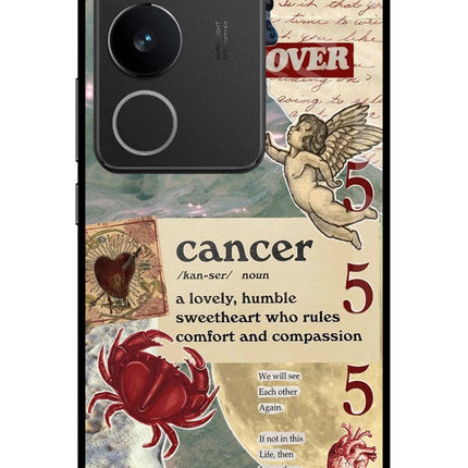 Cancer Zodiac Vivo V29/V29 Pro Glass Case