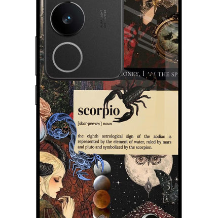 Scorpio Zodiac Vivo V29/V29 Pro Glass Case