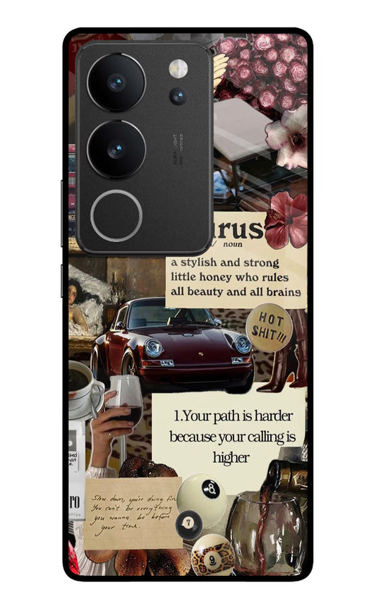 Taurus Zodiac Vivo V29/V29 Pro Glass Case