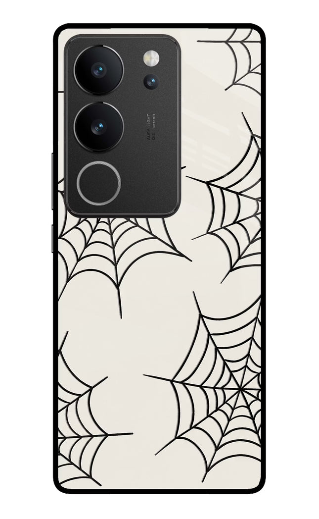 Spider Web Vivo V29/V29 Pro Glass Case