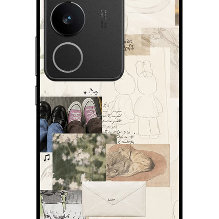 Soft Aesthetic Vivo V29/V29 Pro Glass Case