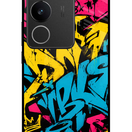 Graffiti Vibe Vivo V29/V29 Pro Glass Case