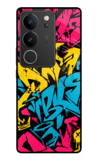 Graffiti Vibe Vivo V29/V29 Pro Glass Case