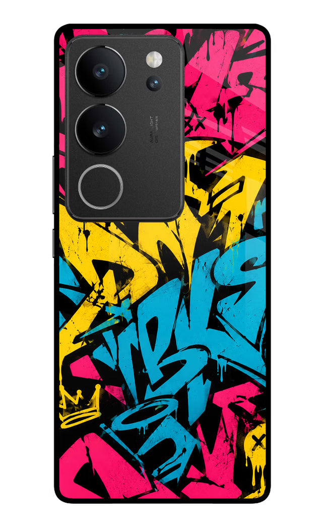 Graffiti Vibe Vivo V29/V29 Pro Glass Case
