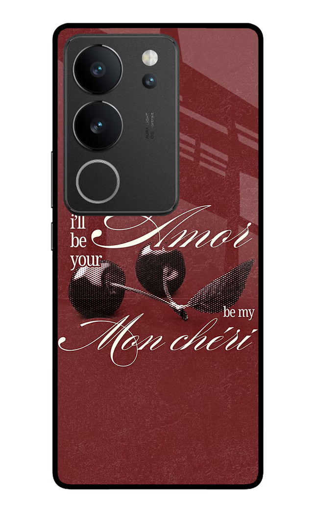 Velvet Cherry Vivo V29/V29 Pro Glass Case
