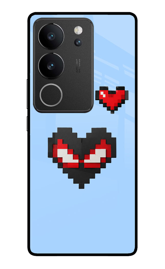 Peter Heart Vivo V29/V29 Pro Glass Case
