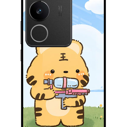 Tiger Treat Vivo V29/V29 Pro Glass Case