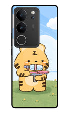Tiger Treat Vivo V29/V29 Pro Glass Case
