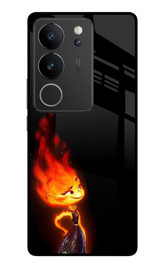Ember Flame Vivo V29/V29 Pro Glass Case
