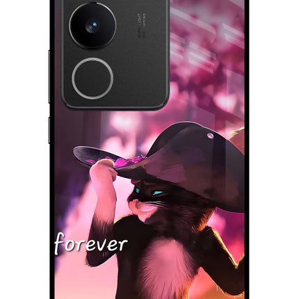 Forever Cat Vivo V29/V29 Pro Glass Case