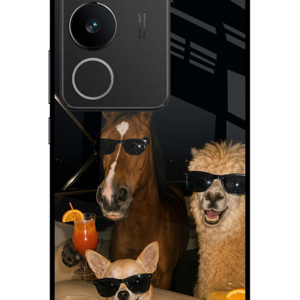 Party Squad Vivo V29/V29 Pro Glass Case