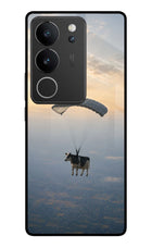 Skydiving Cow Vivo V29/V29 Pro Glass Case
