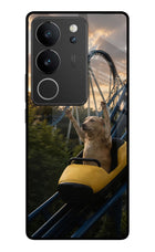 Rollercoaster Dog Vivo V29/V29 Pro Glass Case