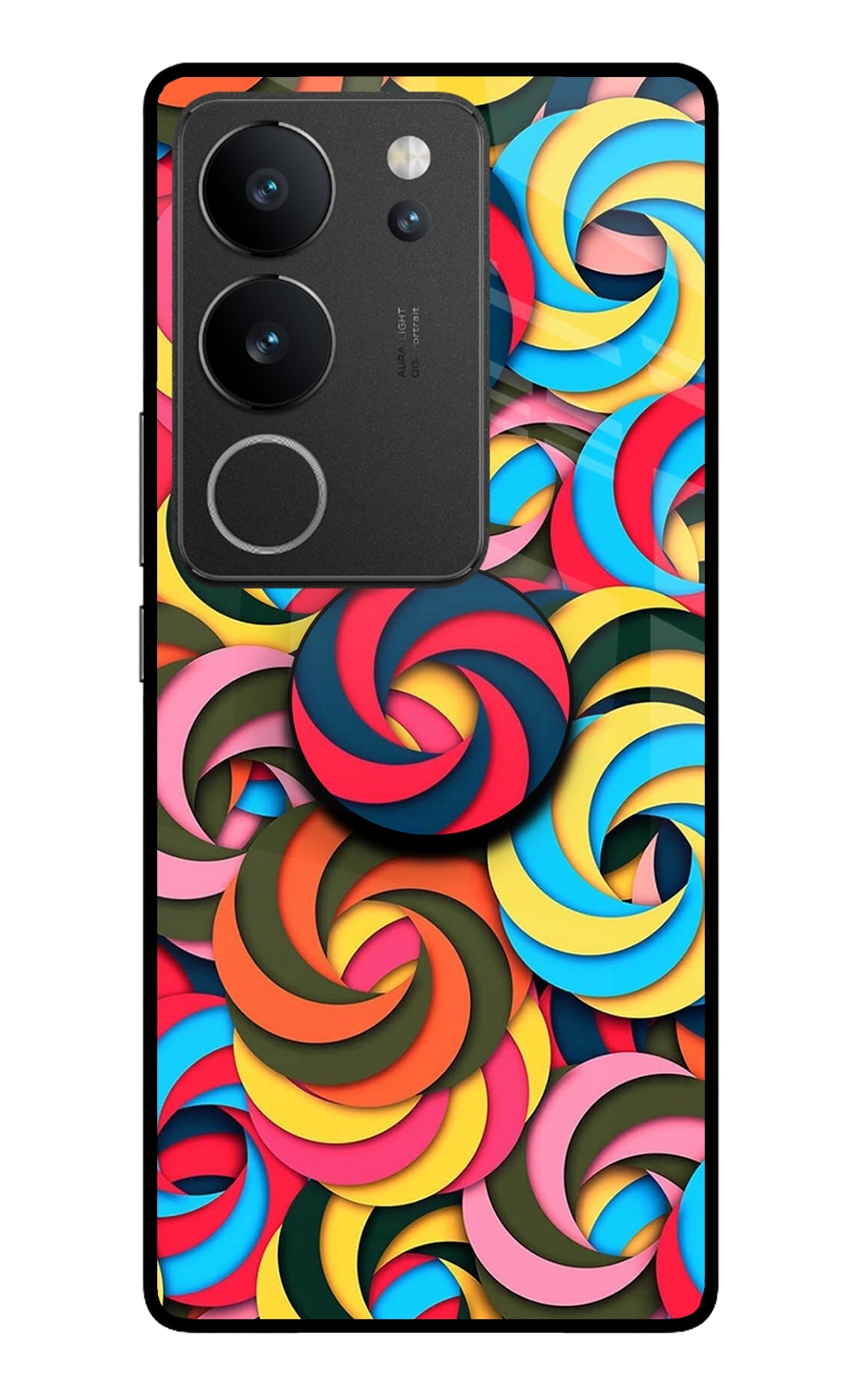 Spiral Pattern Vivo V29/V29 Pro Pop Case