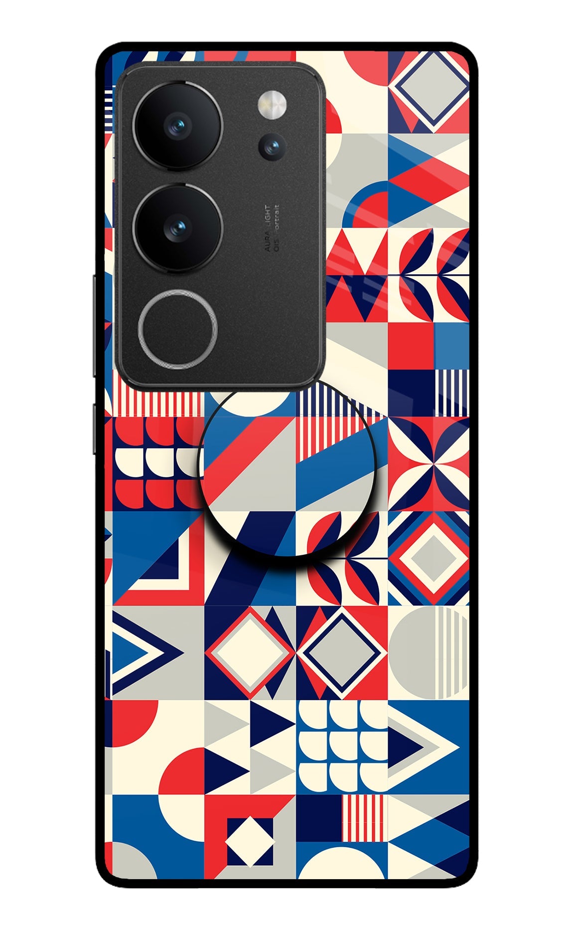 Colorful Pattern Vivo V29/V29 Pro Glass Case