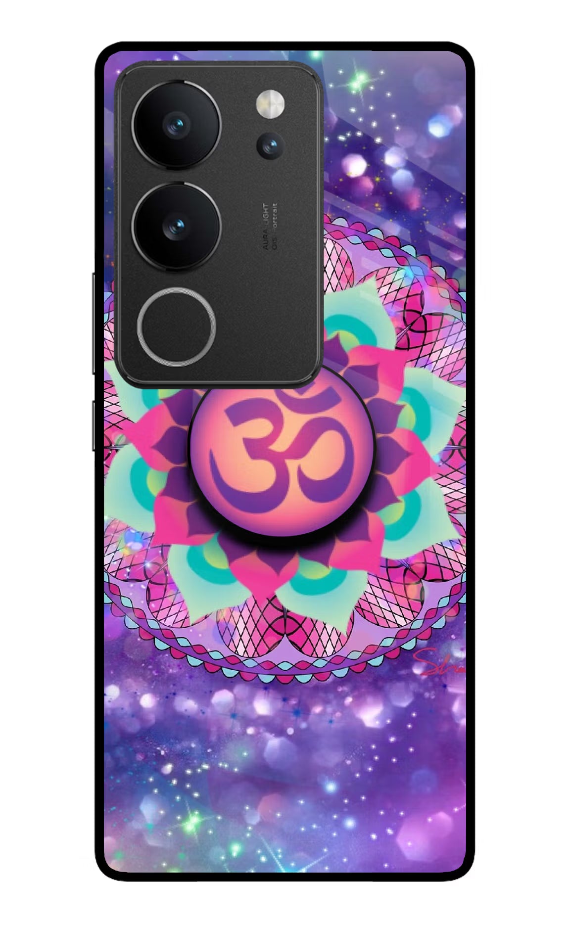 Om Purple Vivo V29/V29 Pro Pop Case by Casekaro