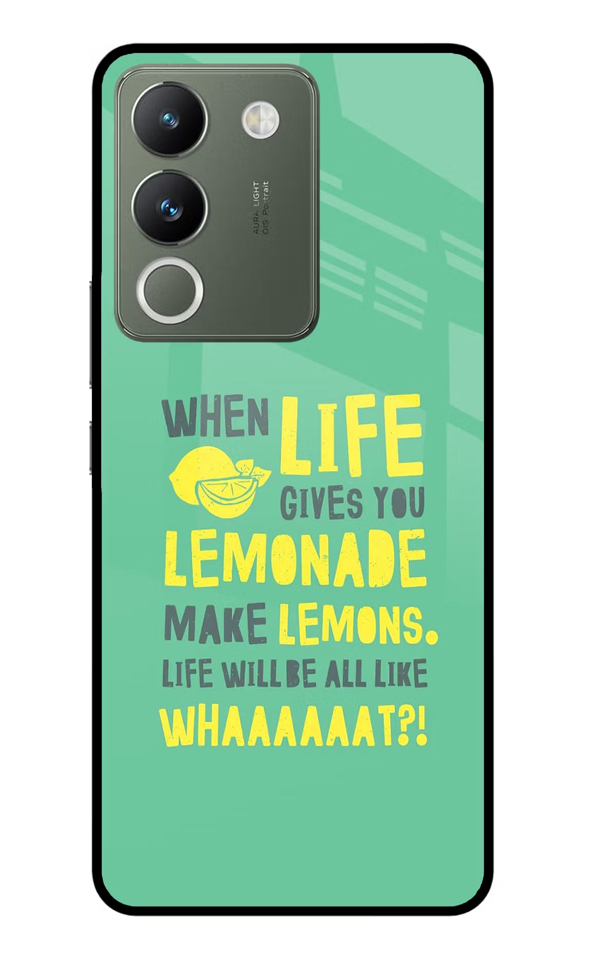 Quote Vivo Y200 5G Glass Case Back Cover by Casekaro