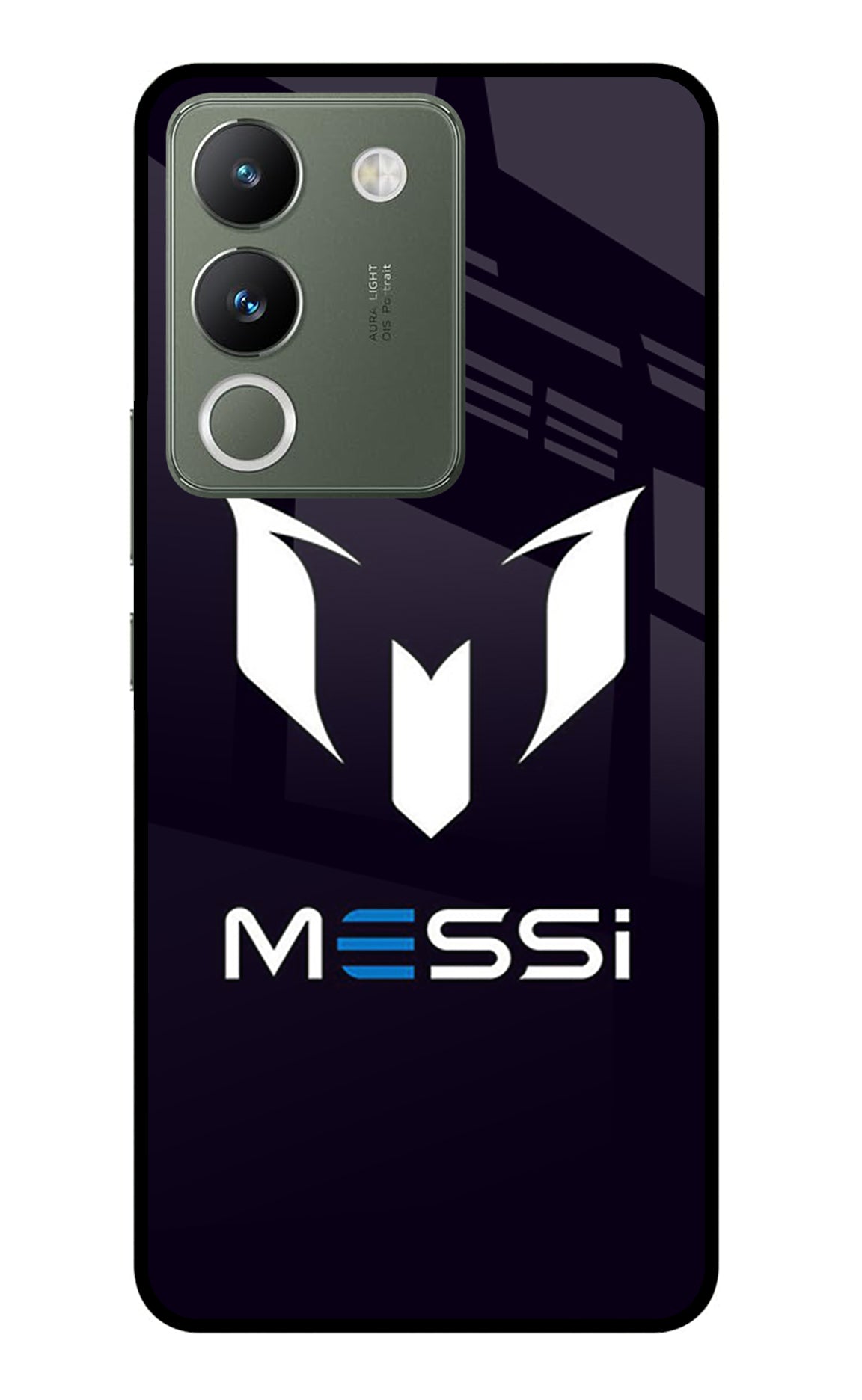 Messi Logo Vivo Y200 5G Glass Case