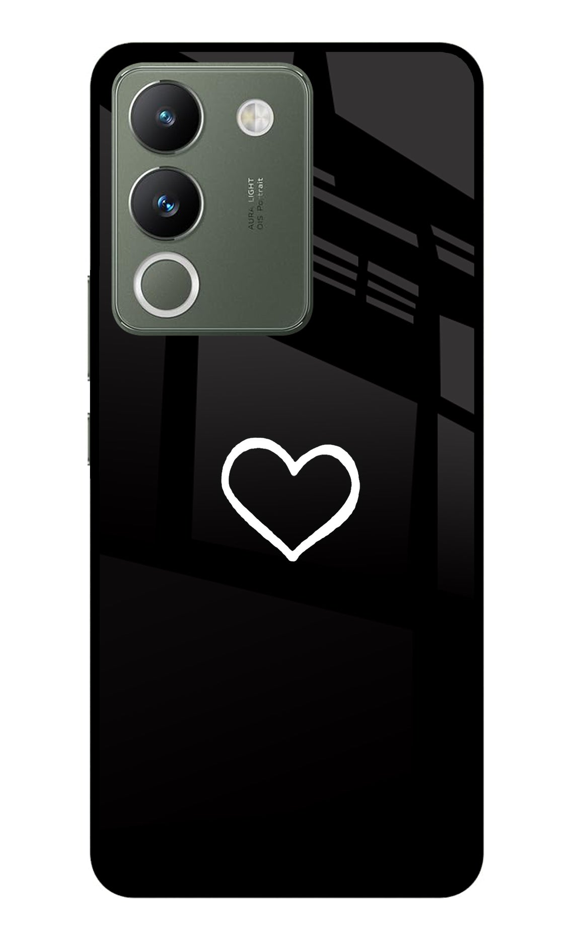 Heart Vivo Y200 5G Glass Case