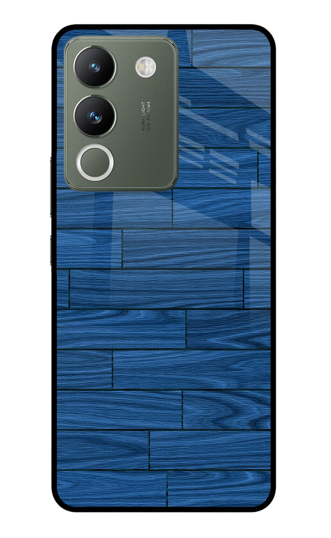 Wooden Texture Vivo Y200 5G Back Cover