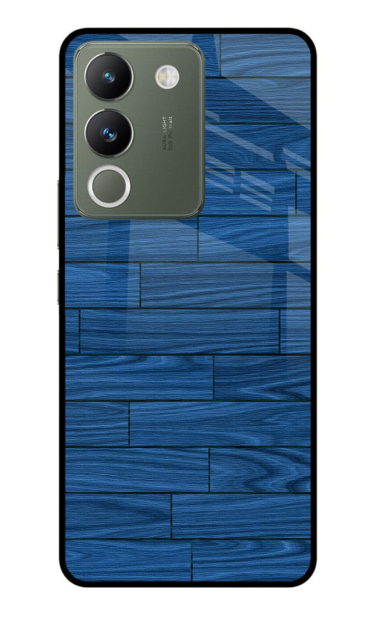 Wooden Texture Vivo Y200 5G Glass Case