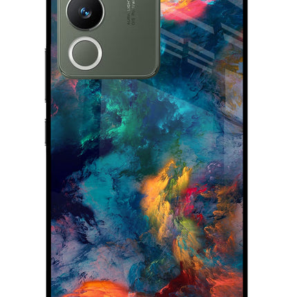 Artwork Paint Vivo Y200 5G Glass Case