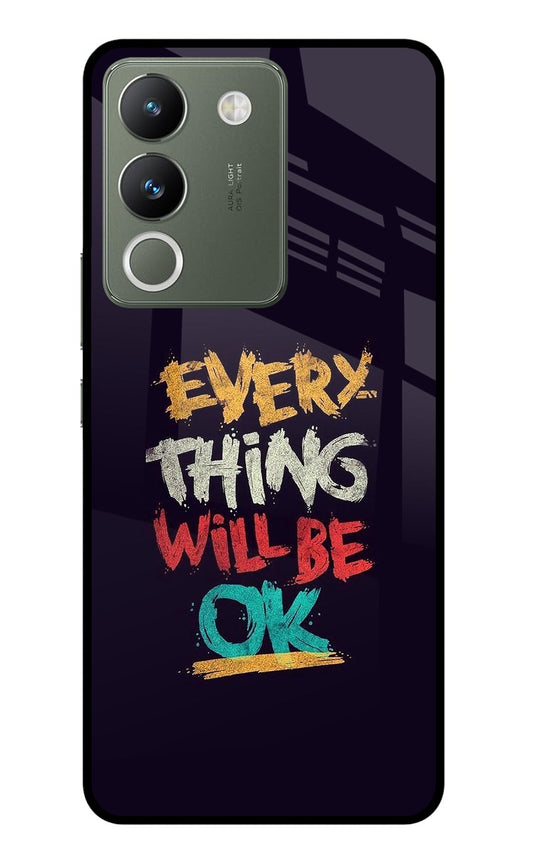 Everything Will Be Ok Vivo Y200 5G Glass Case