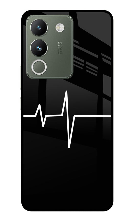 Heart Beats Vivo Y200 5G Glass Case