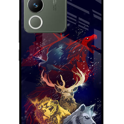 Game Of Thrones Vivo Y200 5G Glass Case Back Cover by Casekaro