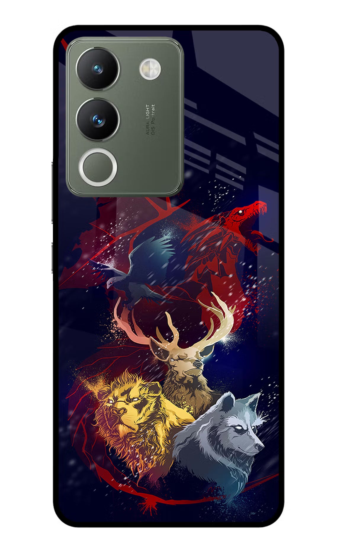 Game Of Thrones Vivo Y200 5G Glass Case Back Cover by Casekaro
