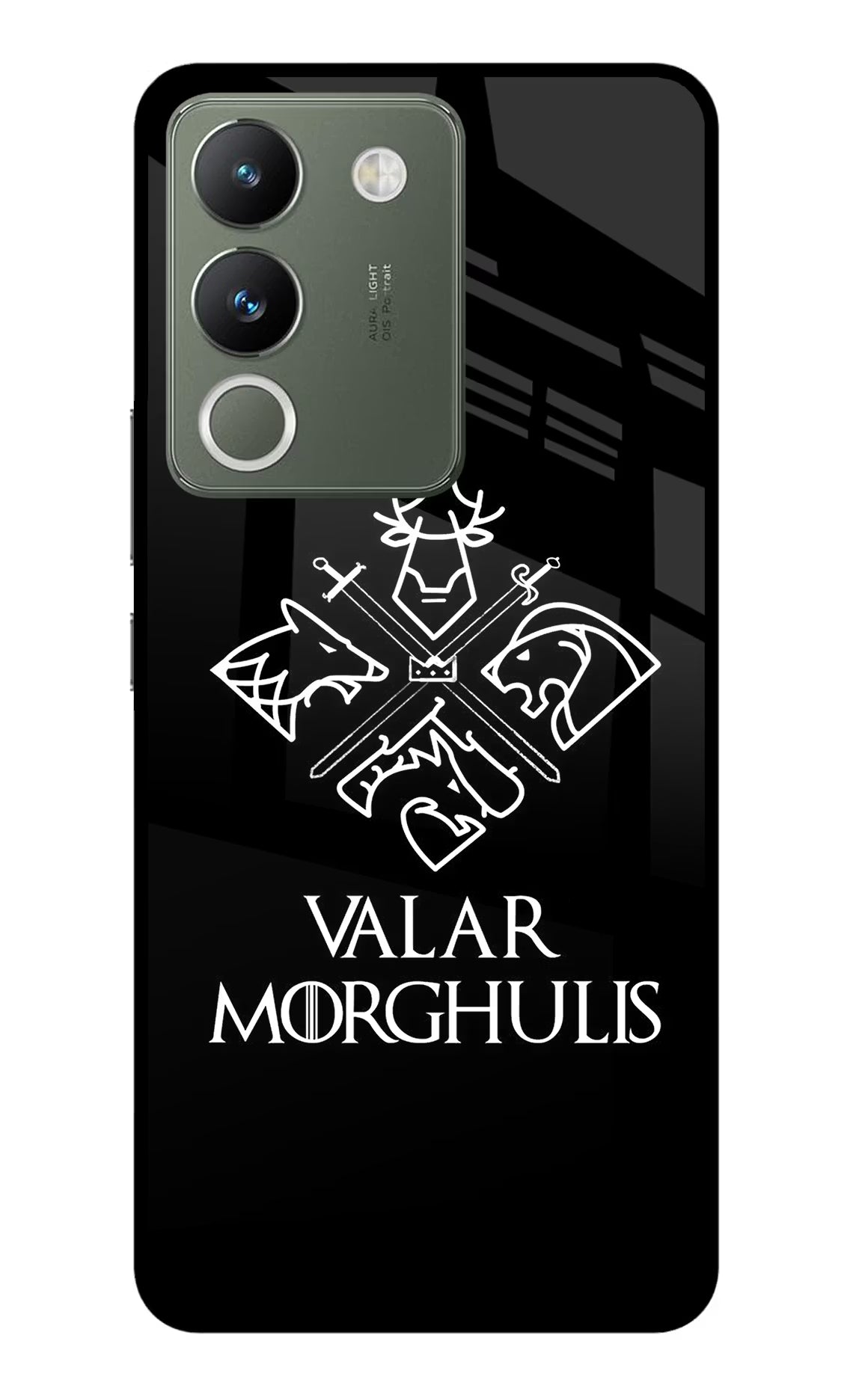 Valar Morghulis | Game Of Thrones Vivo Y200 5G Glass Case Back Cover by Casekaro