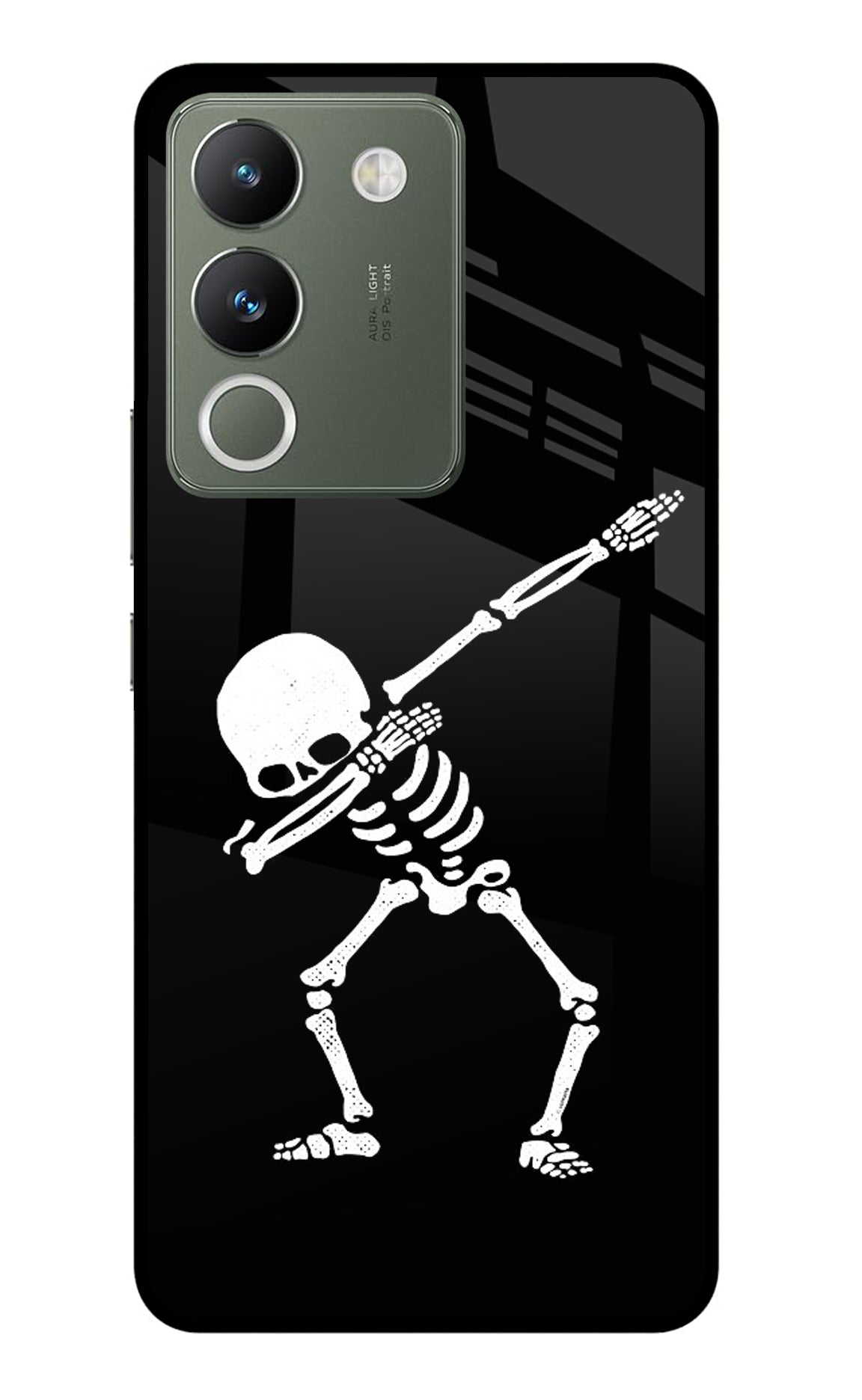 Dabbing Skeleton Art Vivo Y200 5G Back Cover