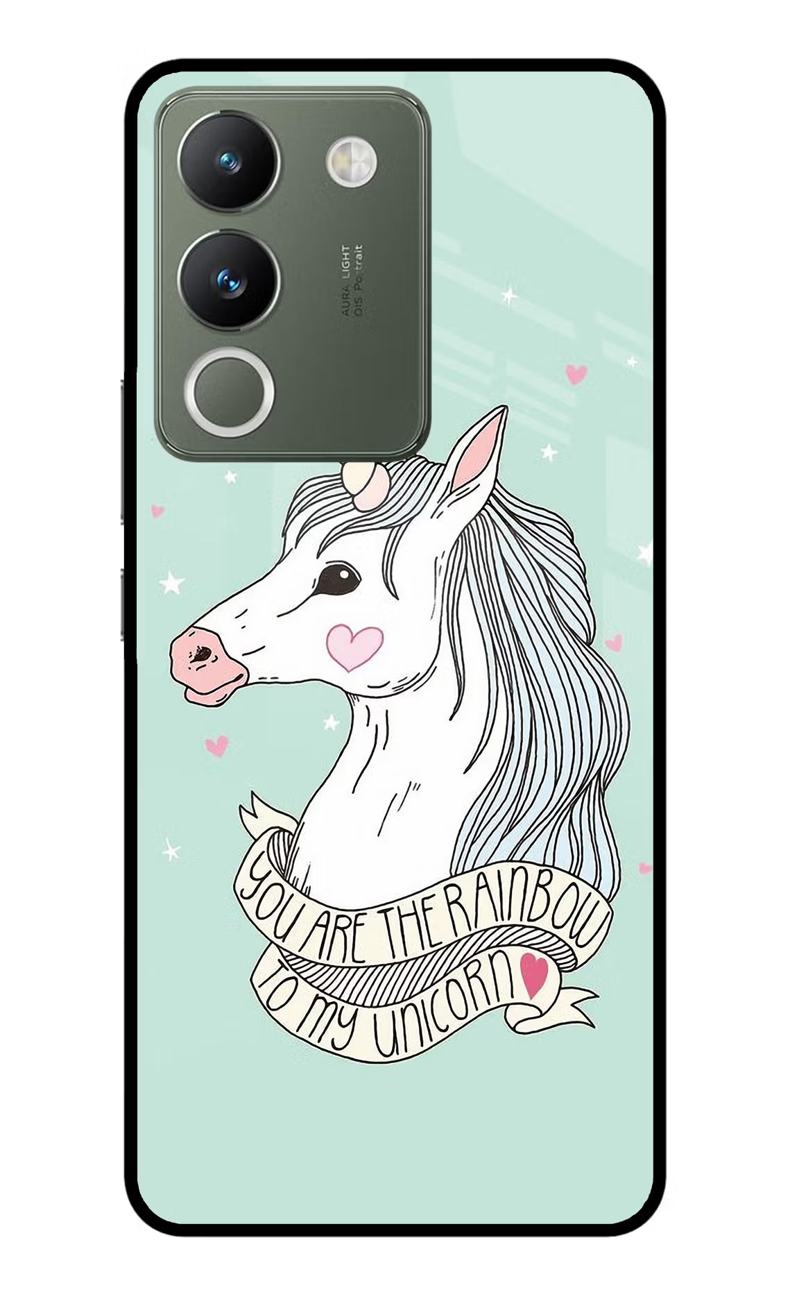 Unicorn Wallpaper Vivo Y200 5G Glass Case