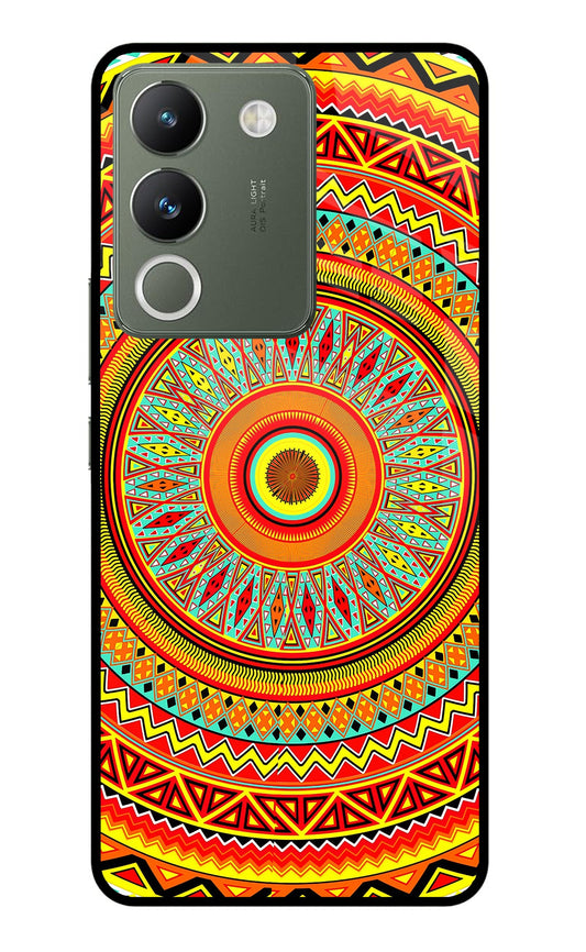 Mandala Pattern Vivo Y200 5G Glass Case