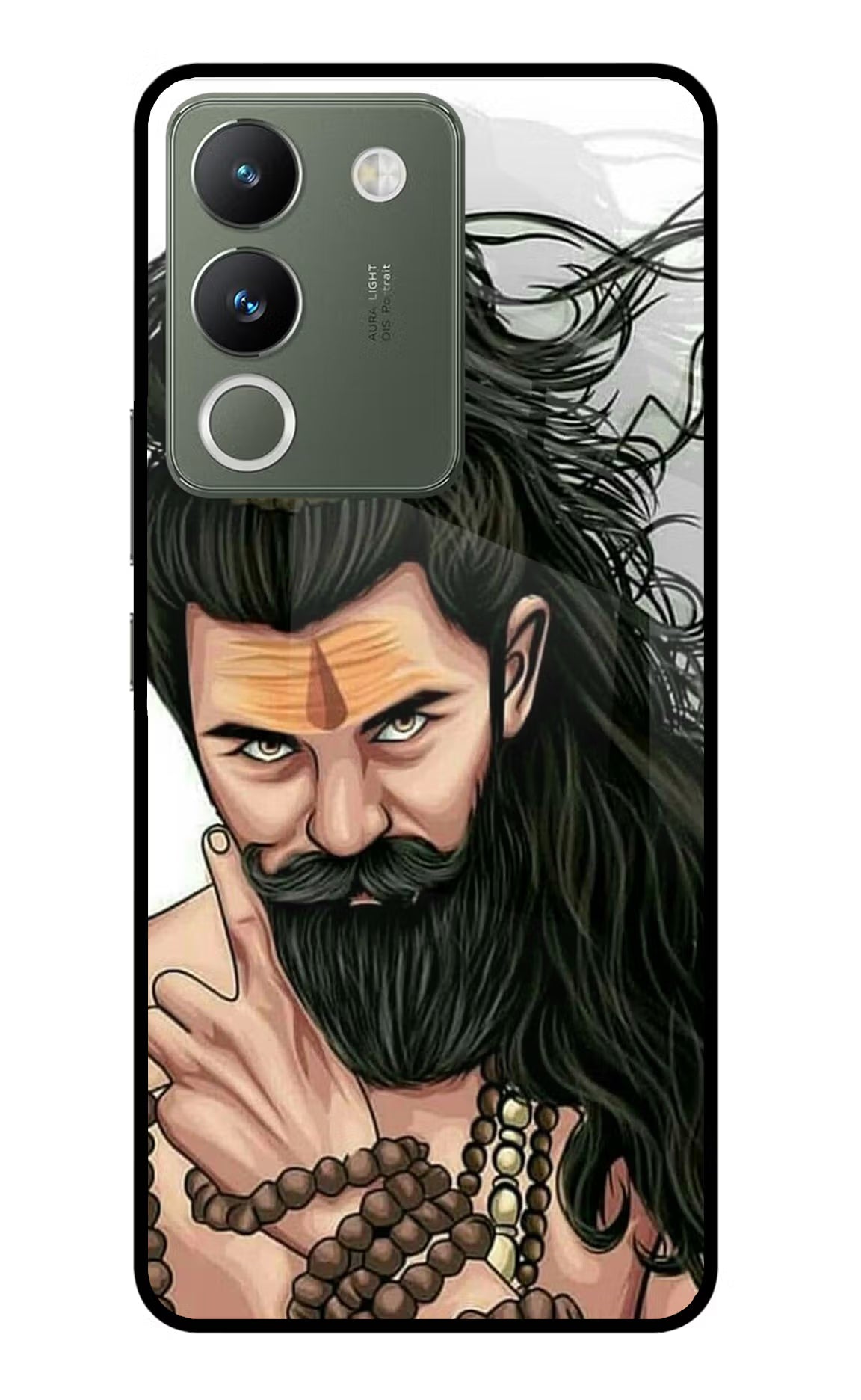 Mahadev Vivo Y200 5G Glass Case Back Cover by Casekaro