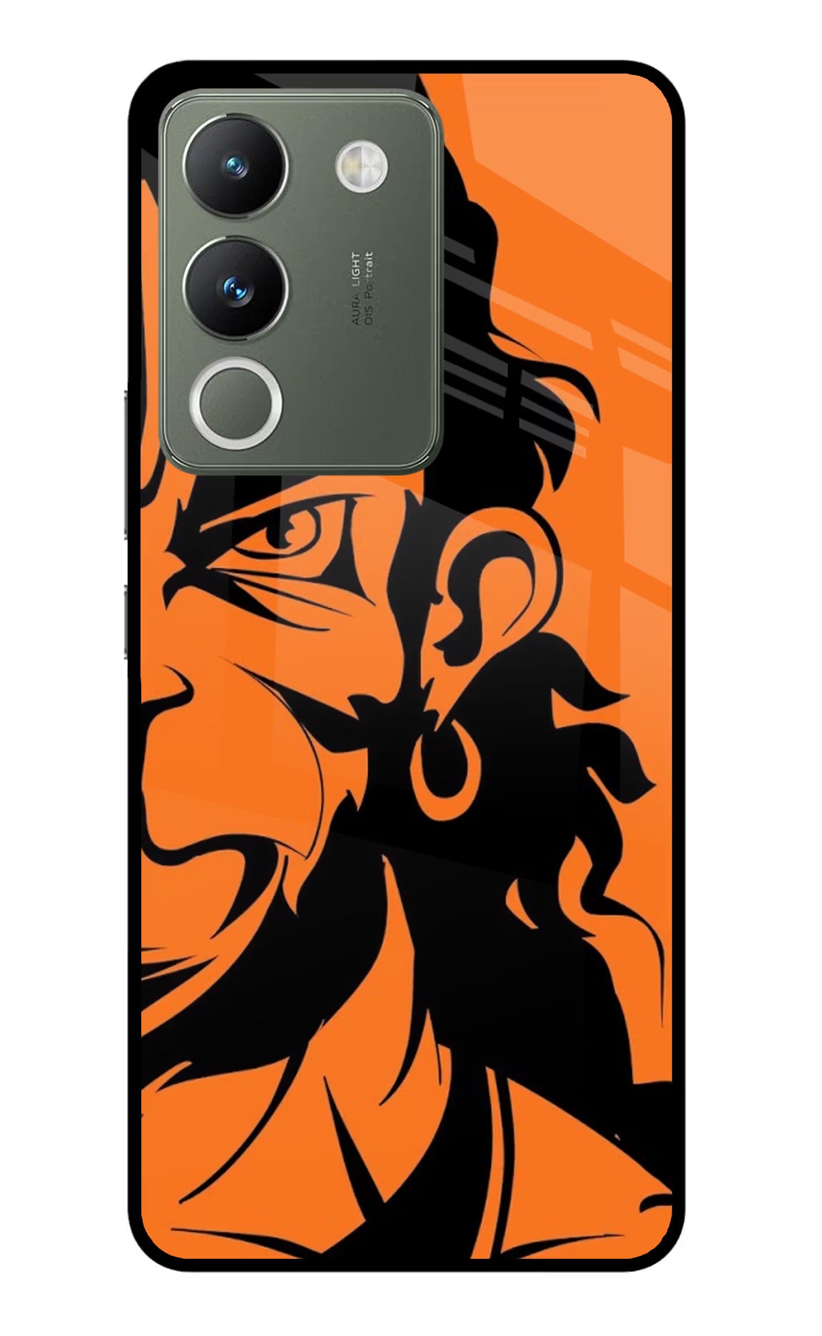 Hanuman Vivo Y200 5G Glass Case Back Cover by Casekaro