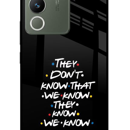 FRIENDS Dialogue Vivo Y200 5G Glass Case