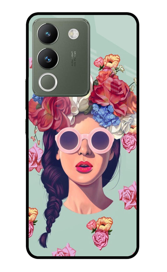 Pretty Girl Vivo Y200 5G Glass Case