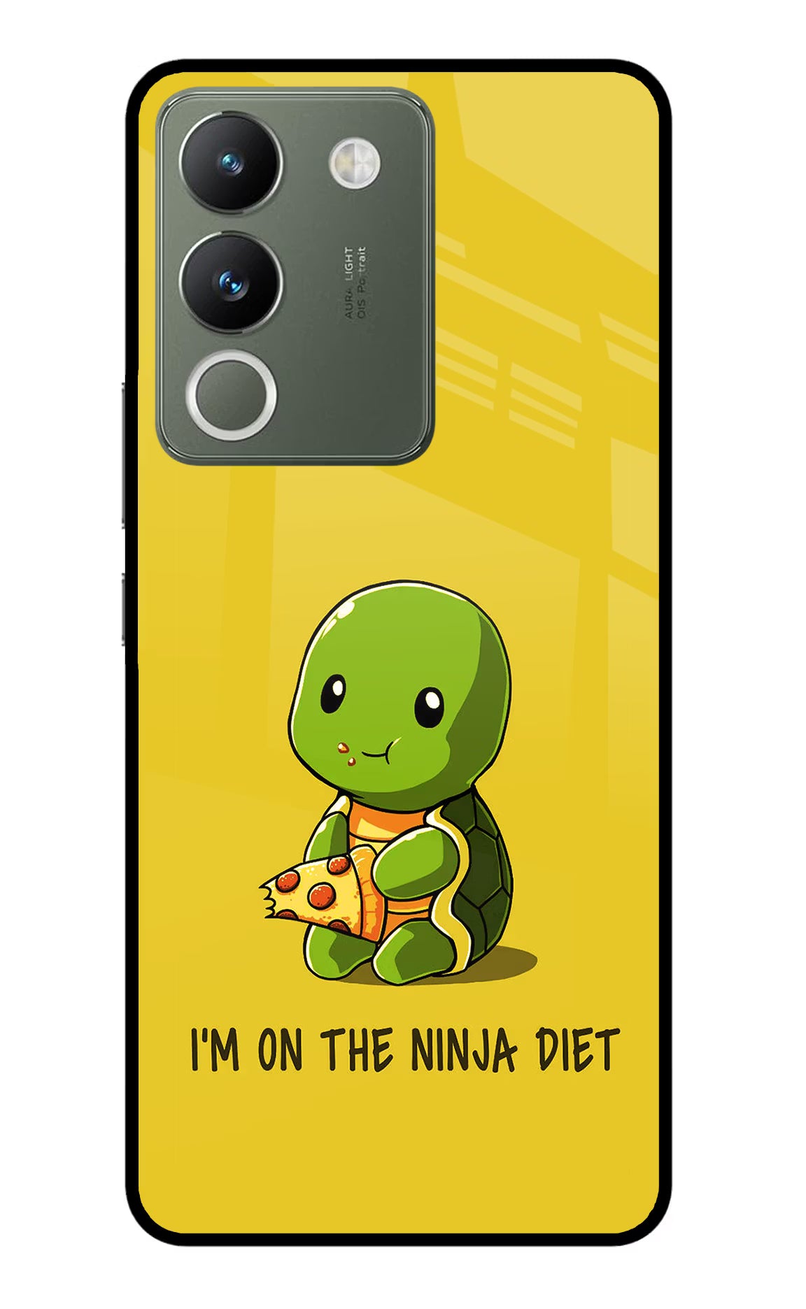 I'm on Ninja Diet Vivo Y200 5G Glass Case Back Cover by Casekaro