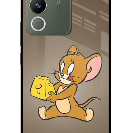 Jerry Vivo Y200 5G Glass Case Back Cover by Casekaro