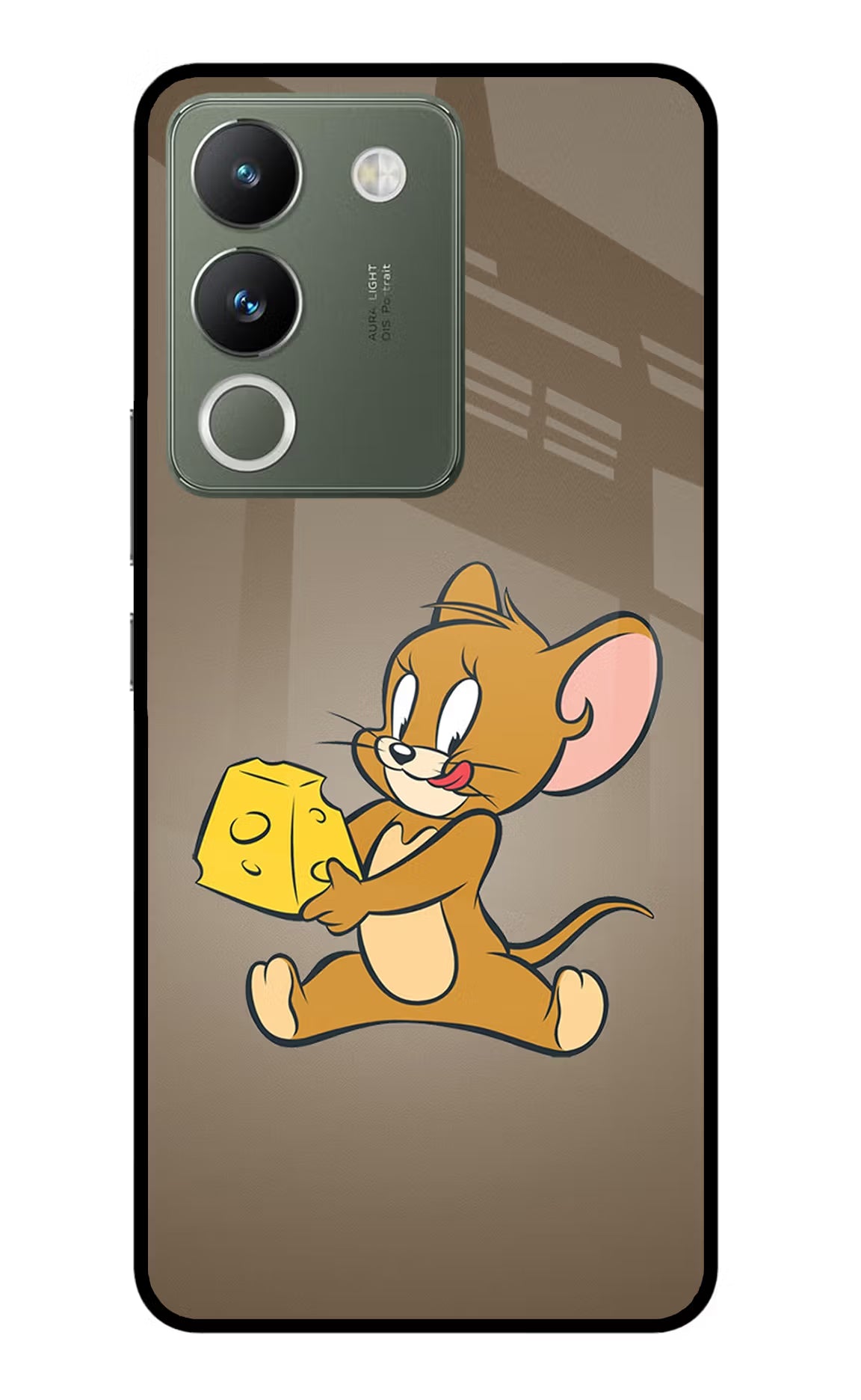 Jerry Vivo Y200 5G Glass Case Back Cover by Casekaro