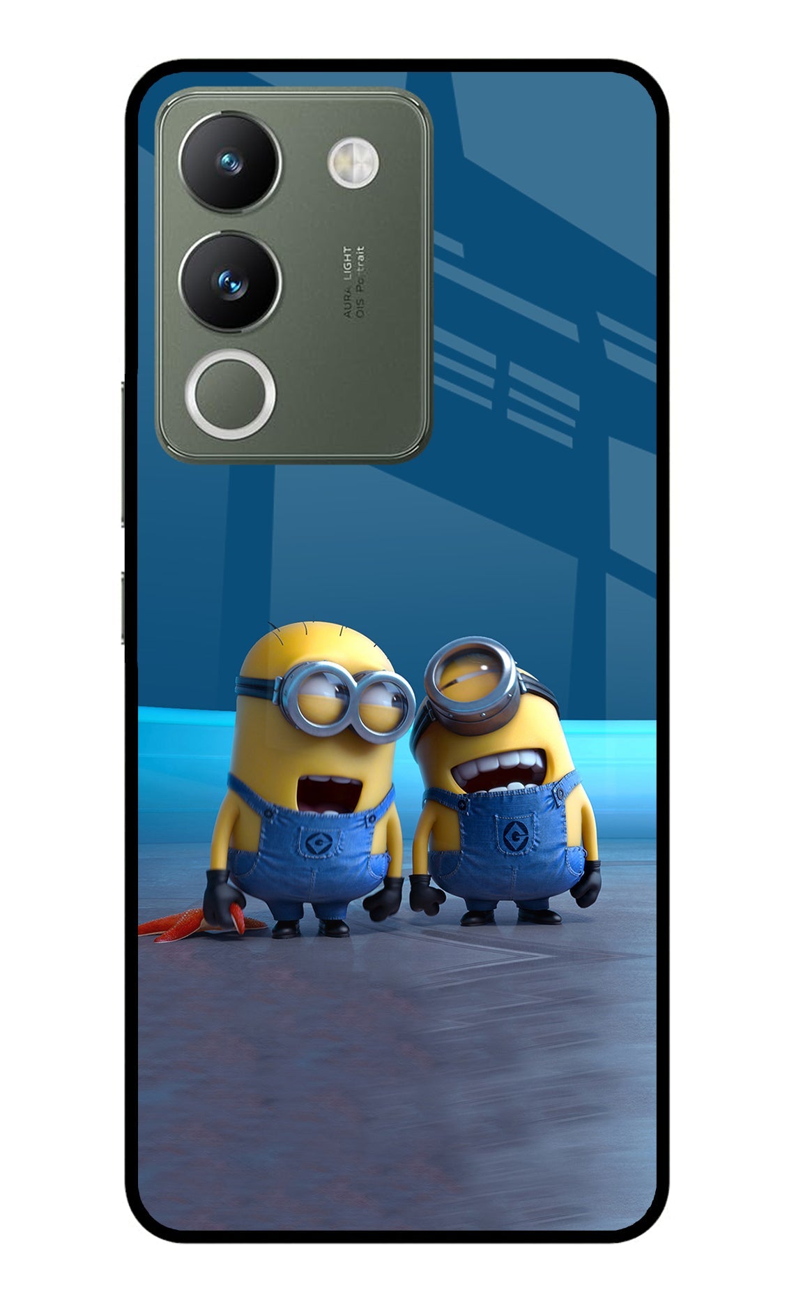 Minion Laughing Vivo Y200 5G Glass Case