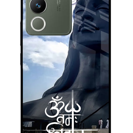 Om Namah Shivay Vivo Y200 5G Glass Case Back Cover by Casekaro