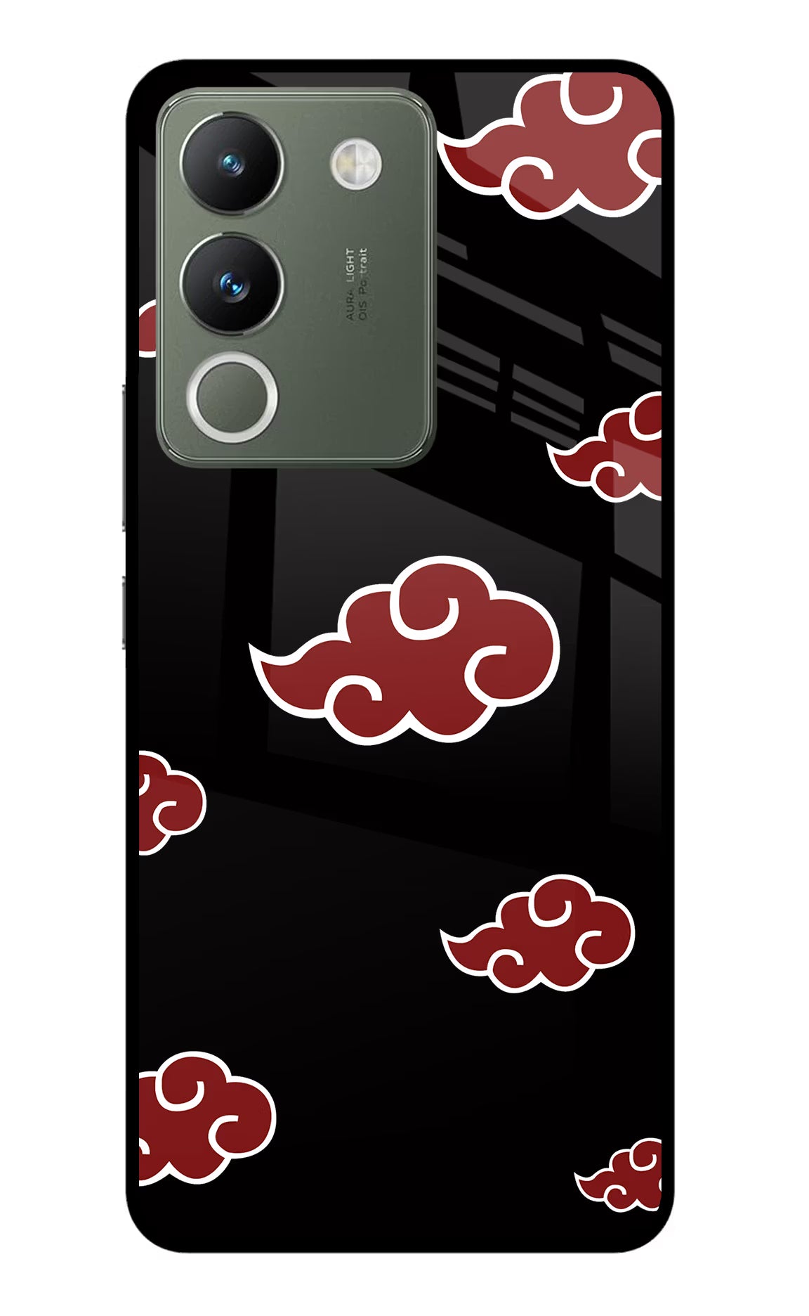 Akatsuki Vivo Y200 5G Glass Case Back Cover by Casekaro