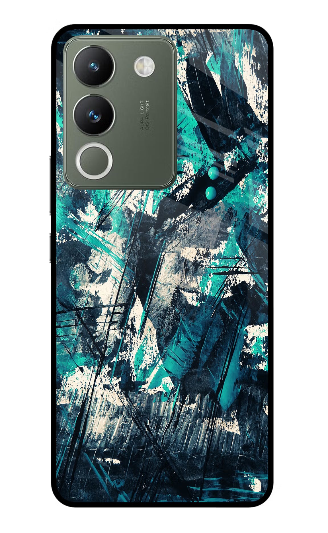 Artwork Vivo Y200 5G Glass Case Back Cover by Casekaro