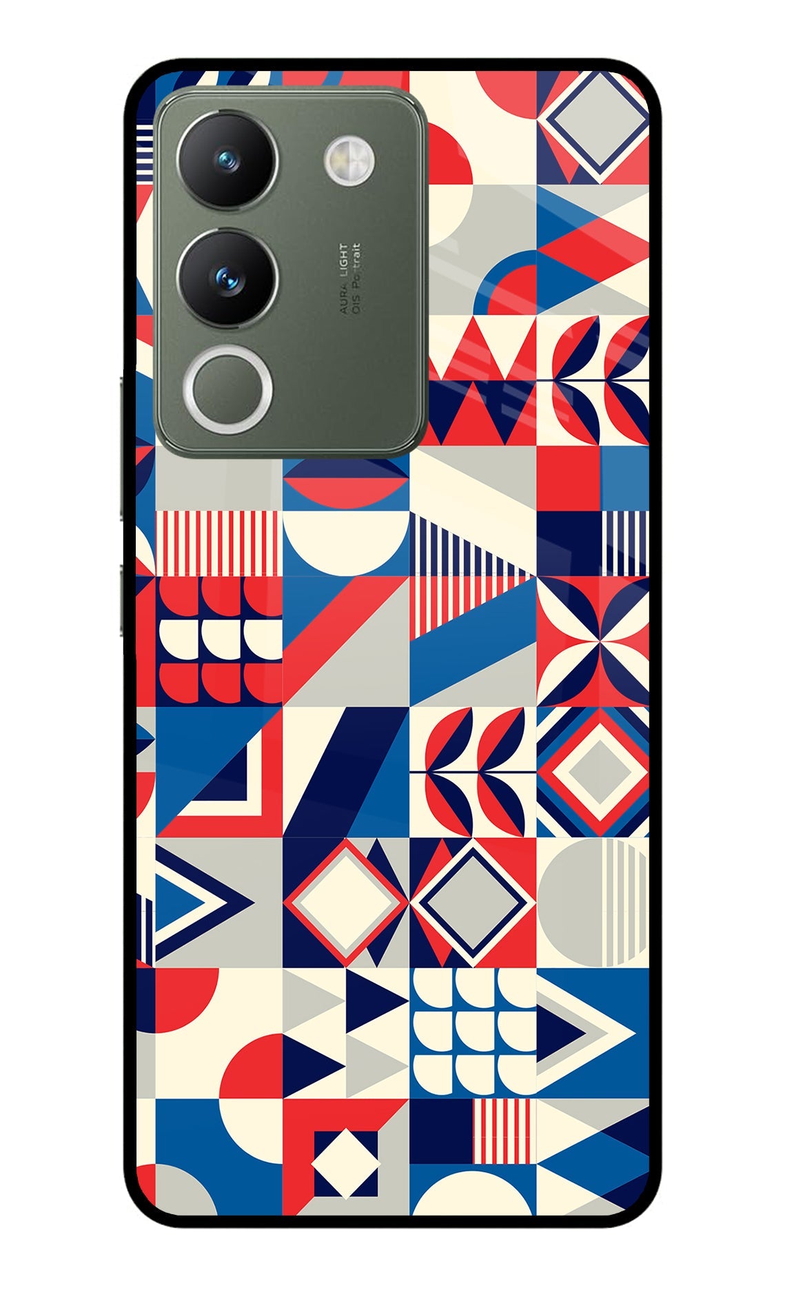 Colorful Pattern Vivo Y200 5G Back Cover