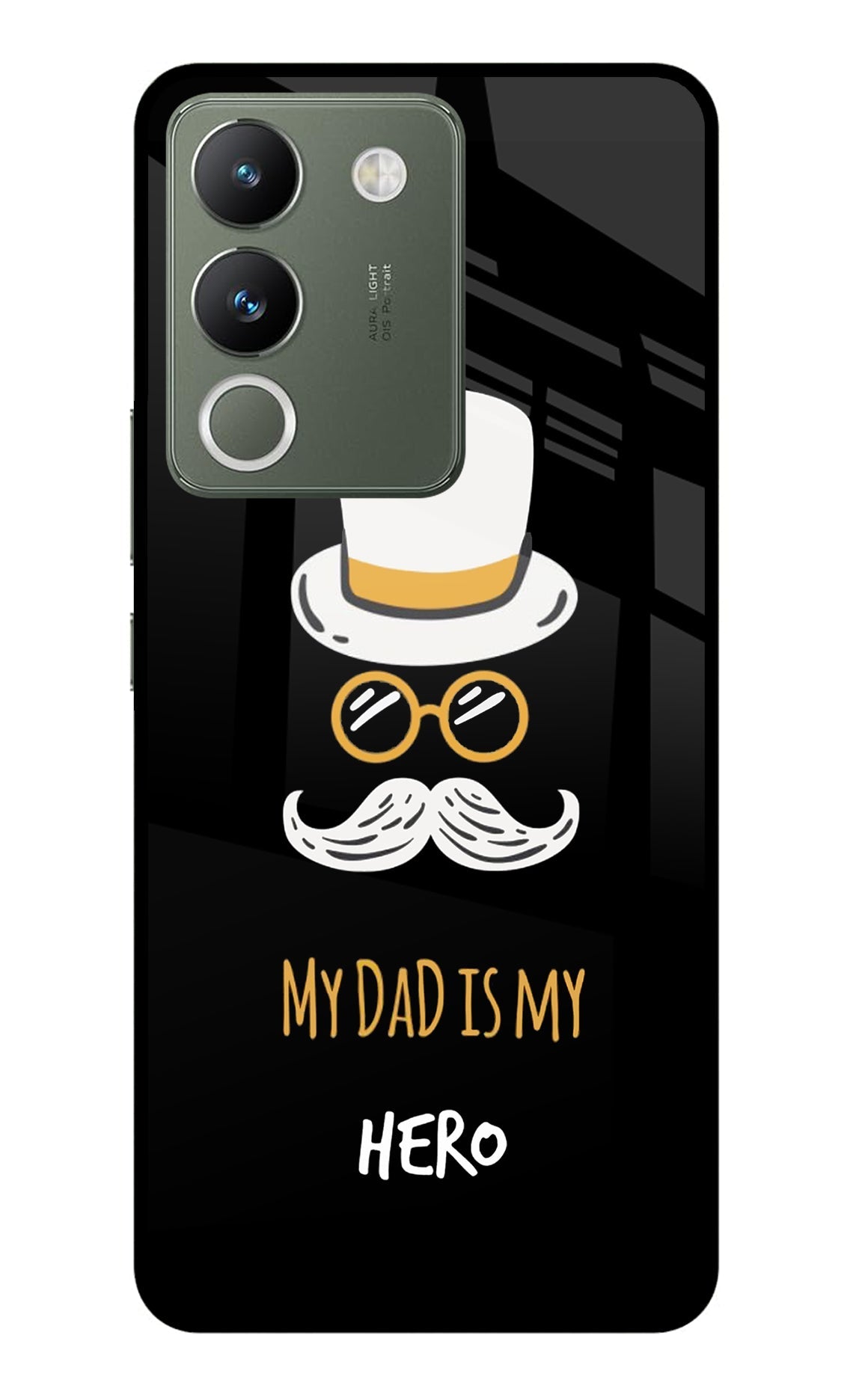 My Dad Is My Hero Vivo Y200 5G Glass Case