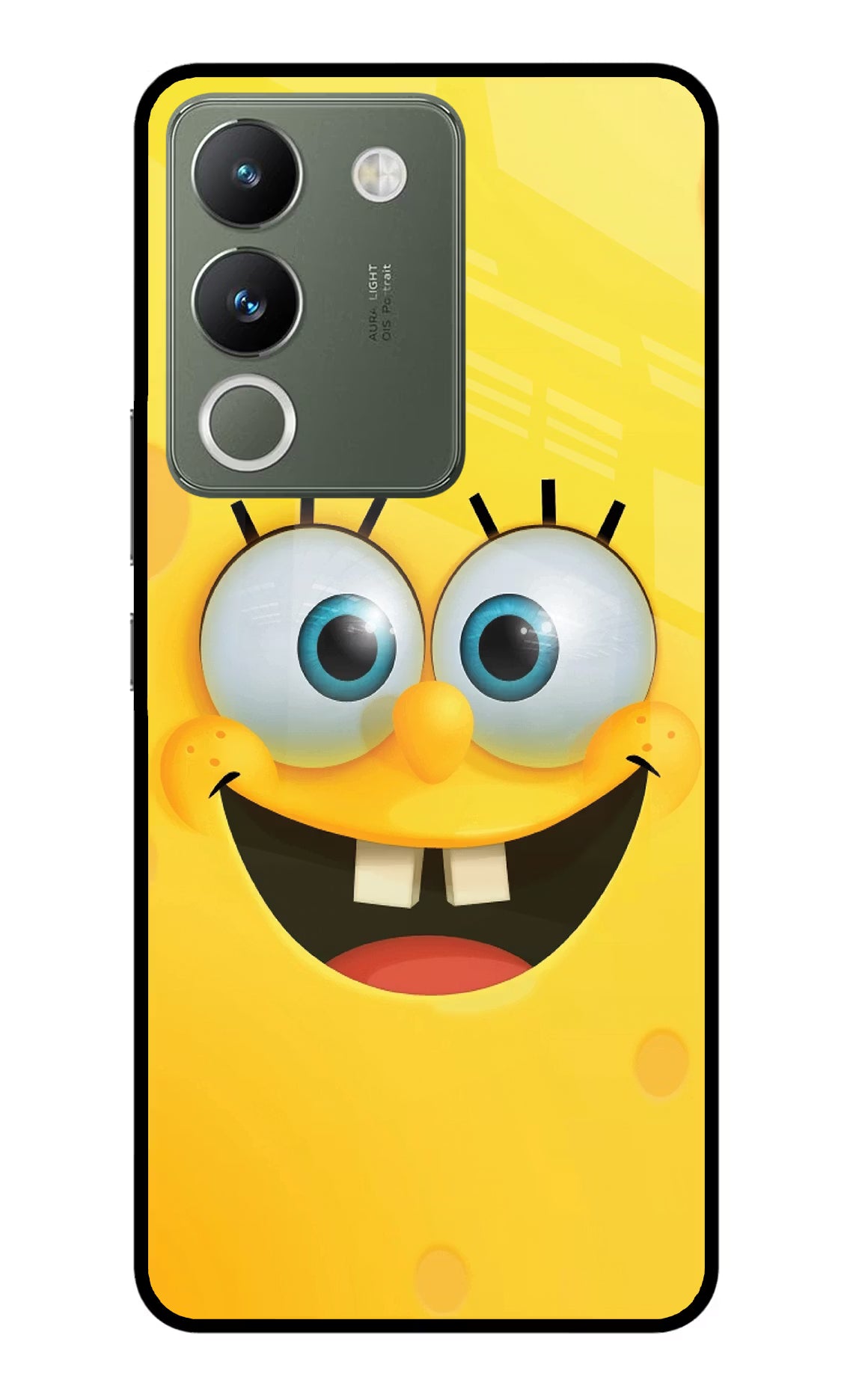 Sponge 1 Vivo Y200 5G Glass Case Back Cover by Casekaro